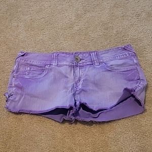 Purple Jean shorts